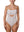 SAMANTHA - ONE-PIECE SWIMSUIT, FLOWERS AND POLKA DOTS RIBBED