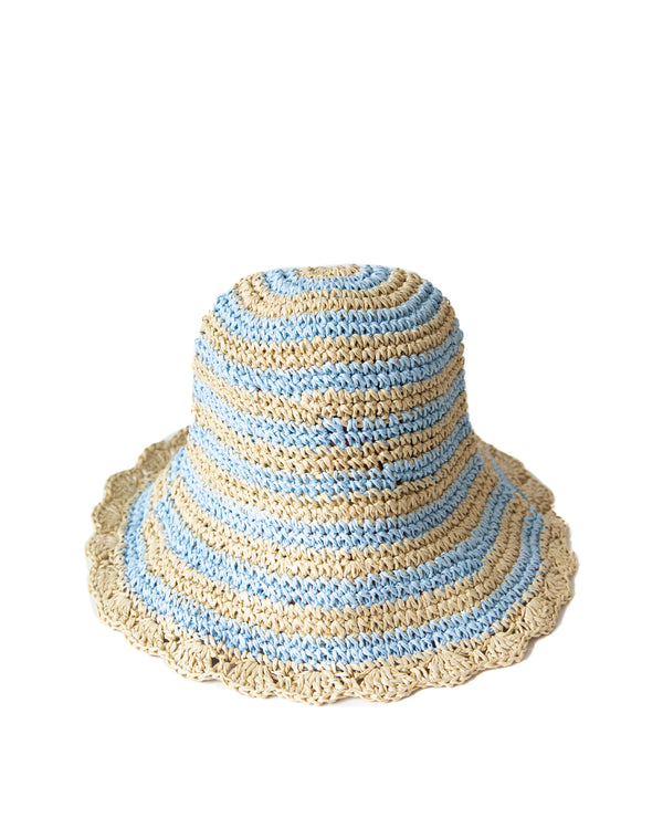 LOLA - HAT, BLUE STRIPES