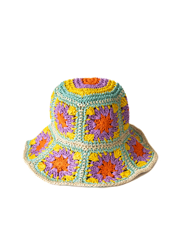 LOLA - HAT, PASTEL FLOWERS