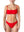 LIZZIE - BAS DE BIKINI, ROUGE TEXTURE