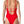 ANNE - MAILLOT UNE-PIECE, ROUGE TEXTURE