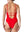 ANNE - MAILLOT UNE-PIECE, ROUGE TEXTURE