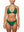 Lizzie bikini bottom green rib / Bas de bikini Lizzie vert côtelé