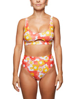 Geneviève bikini bottom boho flowers