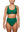 Chanel bikini top green rib / Haut de bikini Chanel vert côtelé