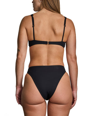 CHLOE - BIKINI TOP, BLACK COTELE