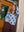 EVELYN - CHANDAIL, FLEURS CONTRASTEES BLEUES