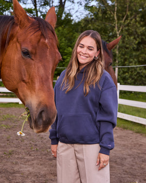 SHANIE - HOODY, NAVY "LES TOMATES"