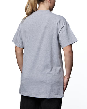 TATIANA - T-SHIRT, MELANGE DE GRIS "CHERRY"