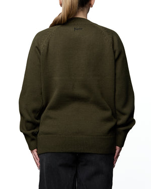 DAISY - CHANDAIL, KHAKI MOUTON