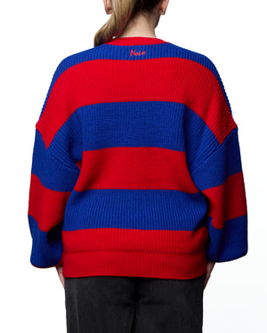 MELINA - CHANDAIL, LIGNES BLEUES ET ROUGES