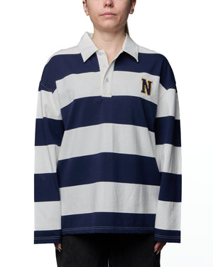 MARION - POLO, RAYURES COLLEGIALES MARINES