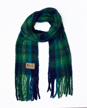 GENEVE - FOULARD, VERT ET BLEU