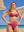 NOA - HAUT DE BIKINI, LIGNES BOURGOGNES ET LILAS