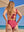 NOA - HAUT DE BIKINI, LIGNES BOURGOGNES ET LILAS
