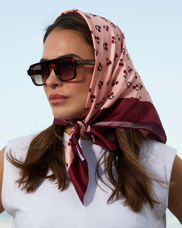 BETTY - FOULARD, CERISES