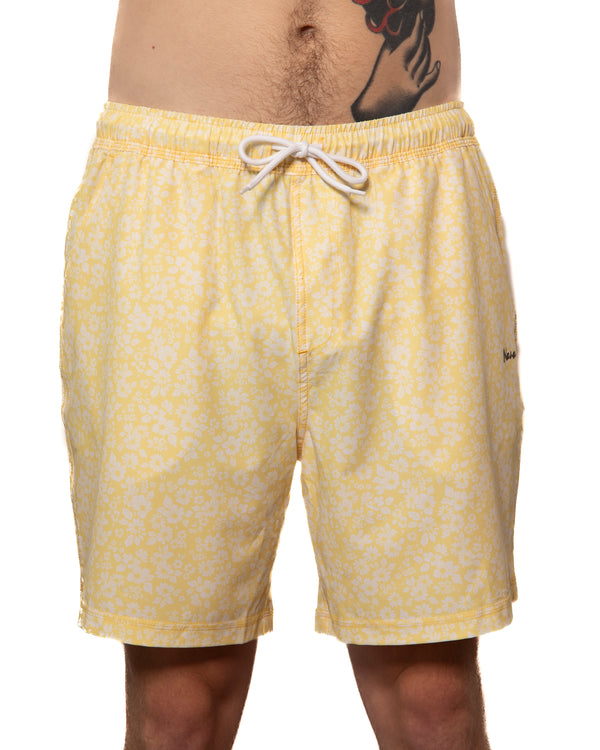 LOU - MEN'S SWIMSUIT, SUNFLOWERS