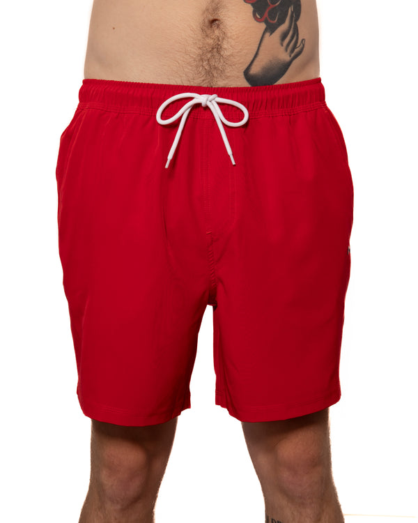 LOU - MEN'S SWIMSUIT, RED