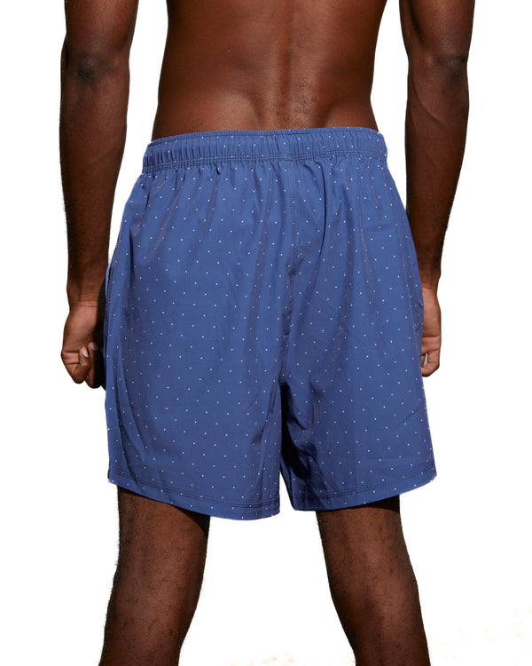 LOU - MAILLOT DE BAIN POUR HOMMES, DENIM A POIS