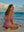 MAUDE - BIKINI BOTTOM, SHINY RED STRIPES