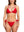 Natalia Bikini top red textured / Haut de bikini Natalia rouge texturé