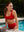 GENEVIEVE - HAUT DE BIKINI, ROUGE TEXTURE