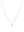 Necklace pendant small zircon gold plated / Pendentif petit zircon plaqué or