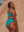 GENEVIÈVE - BIKINI BOTTOM, TEAL TEXTURED