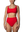 FLORENCE - BIKINI TOP, RED CRINKLE