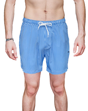 LOU - MAILLOT DE BAIN POUR HOMMES, LIGNES BLEUES