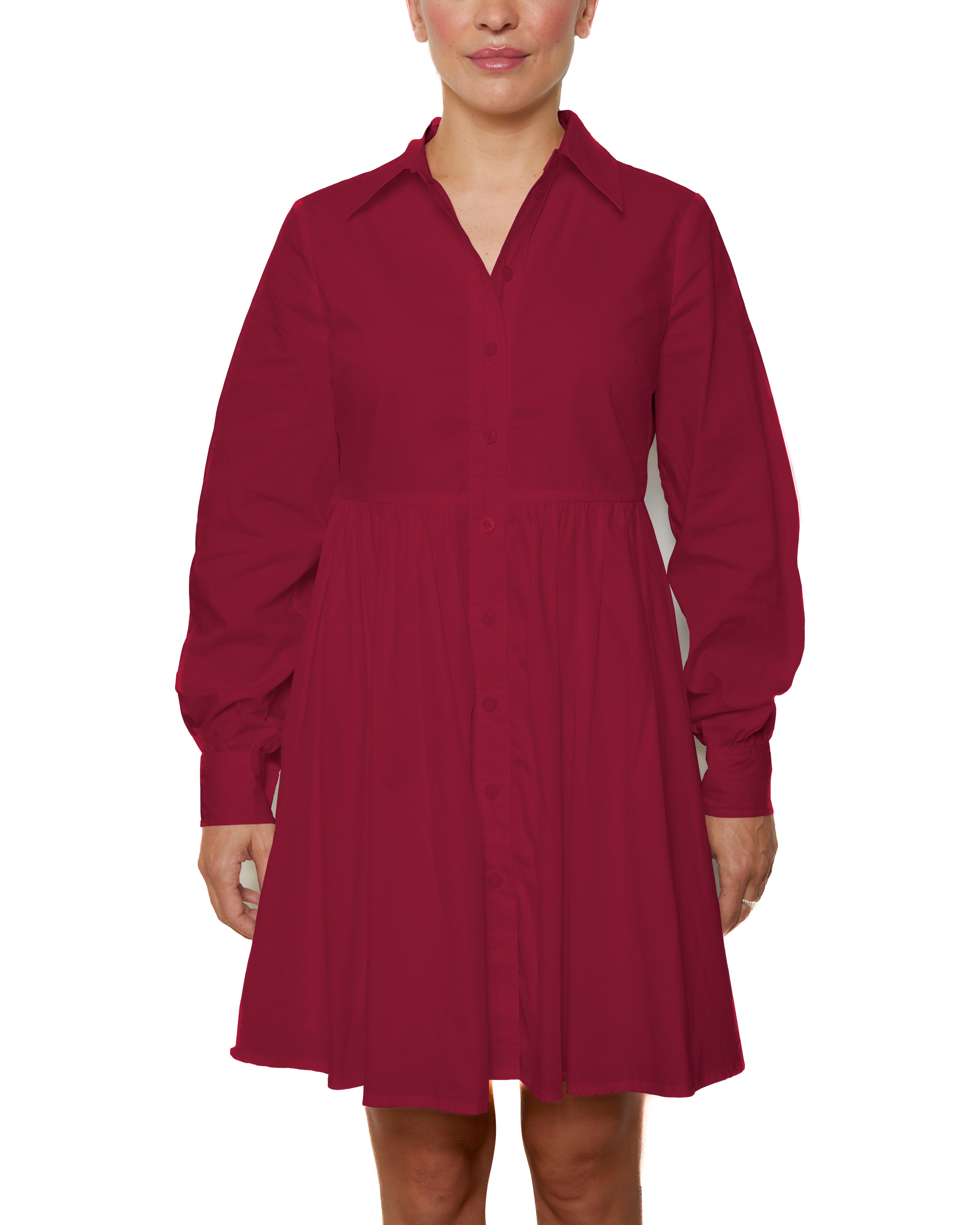 MIA SHIRT DRESS RED Boutique Nana