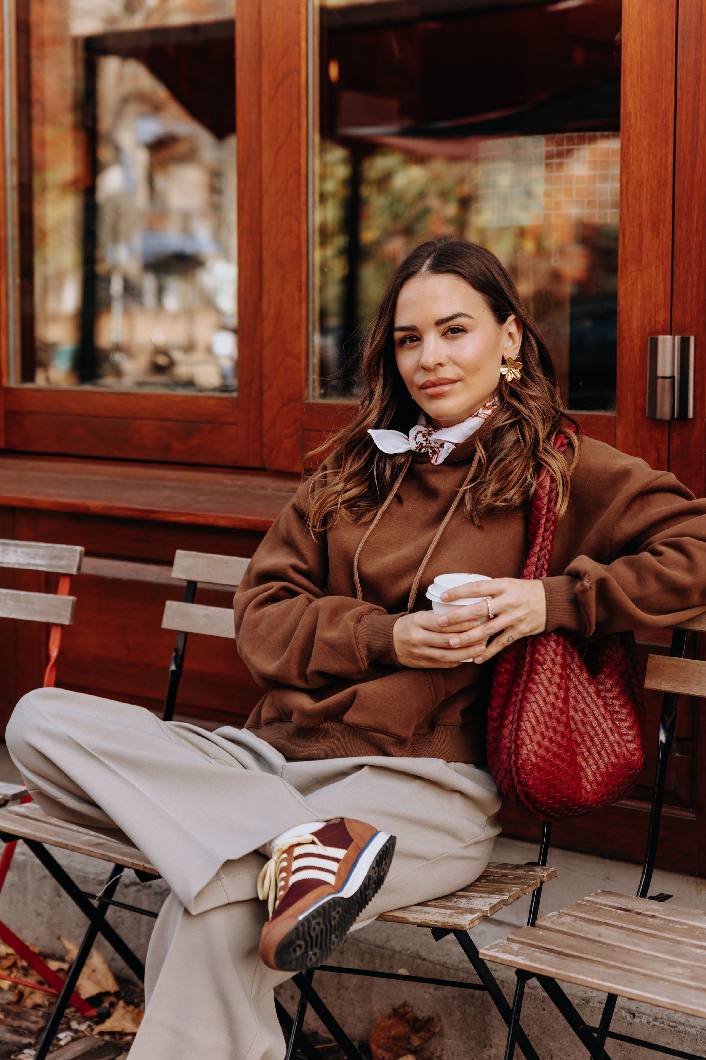 SHANIE - HOODIE, BROWN – Boutique Nana