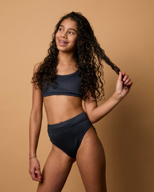 GENEVIEVE - HAUT DE BIKINI, COTELE MARINE BRILLANT