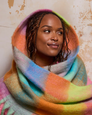 GENEVE - FOULARD, PASTEL MULTI