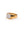 White stone ring gold plated / Bague pierre blanche plaquée or