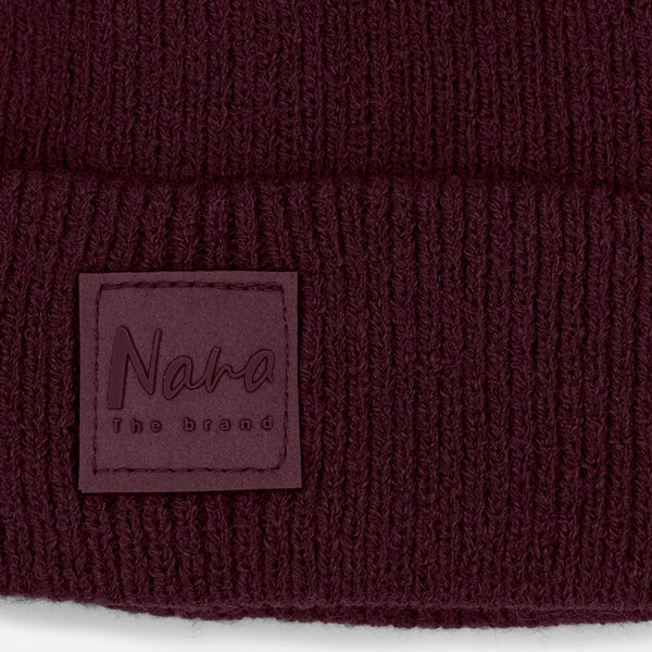 JASPER - BEANIE, BURGUNDY