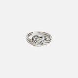 Knot ring silver / Bague avec noeud en argent
