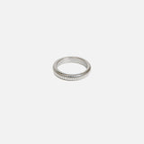 Textured ring silver