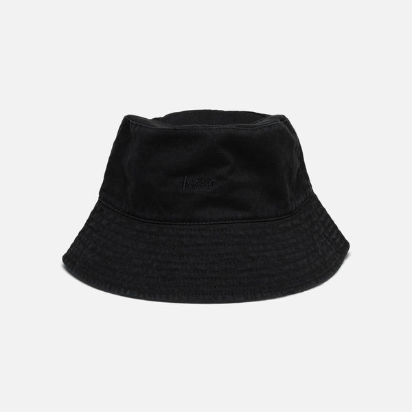 FADED BLACK BUCKET HAT /  LE BOB NOIR DÉLAVÉ