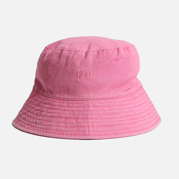 PINK JACQUARD BUCKET HAT