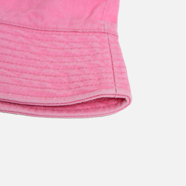 PINK JACQUARD BUCKET HAT