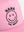 CASQUETTE DE TRUCKER ROSE AVEC LOGO NANA THE BRAND