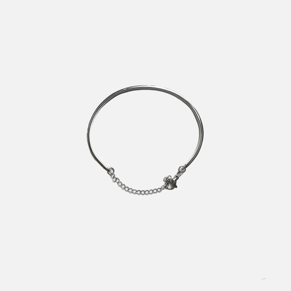 Bangle bracelet silver