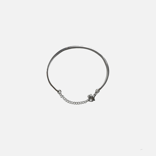 Bangle bracelet silver / Bracelet fixe en argent