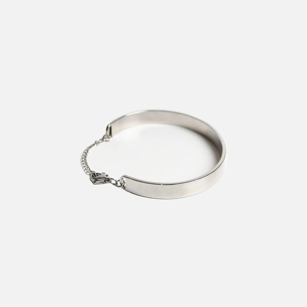 Bangle bracelet silver