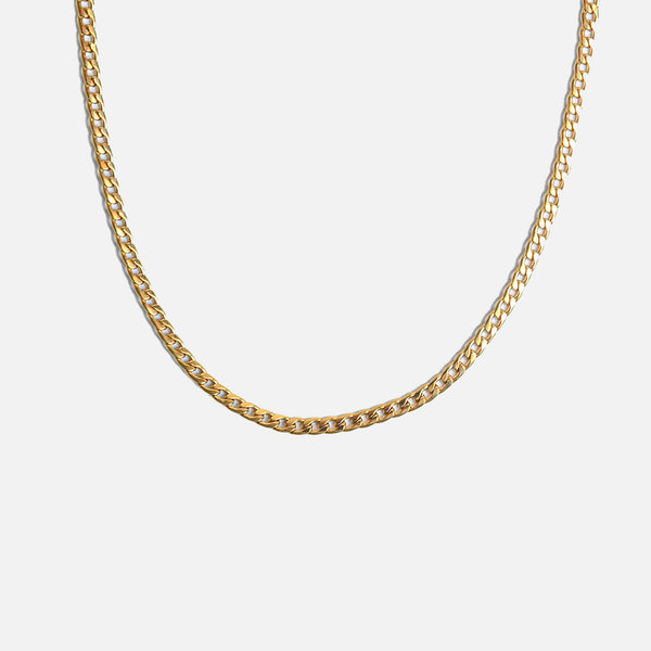 Cubic Chain Gold Plated