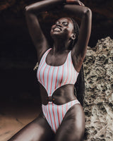 ONE PIECE LAURI CANDY STRIPES