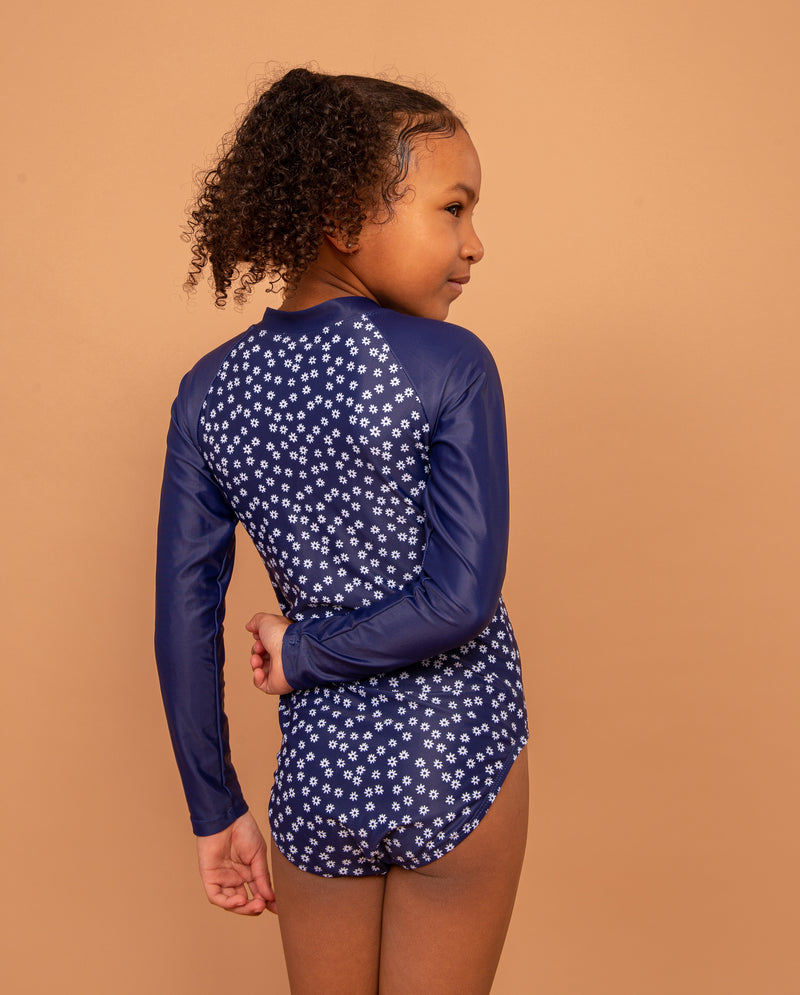 VIVIANA RASHGUARD DITSY BLUE