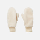 Solid sherpa mittens