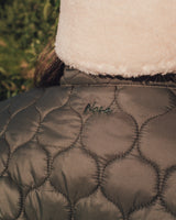 GREEN QUILTED OVERSHIRT